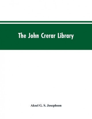 Buch John Crerar Library Josephson Aksel G. S. Josephson