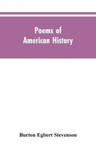 Carte Poems of American History Stevenson Burton Egbert Stevenson