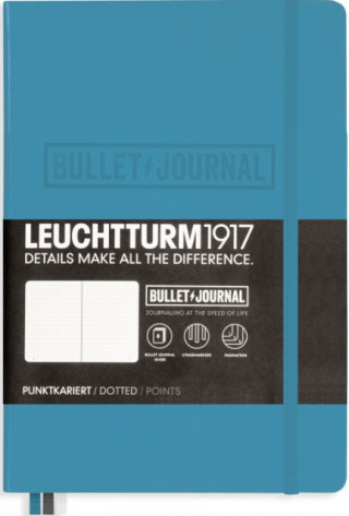 Kalendár/Diár Zápisník Leuchtturm1917 – Bullet Journal - Modrý LEUCHTTURM1917
