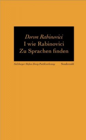 Knjiga I wie Rabinovici Doron Rabinovici