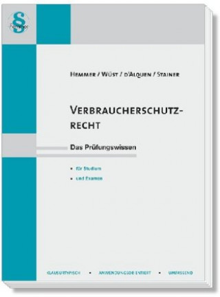 Knjiga Verbraucherschutzrecht Karl-Edmund Hemmer