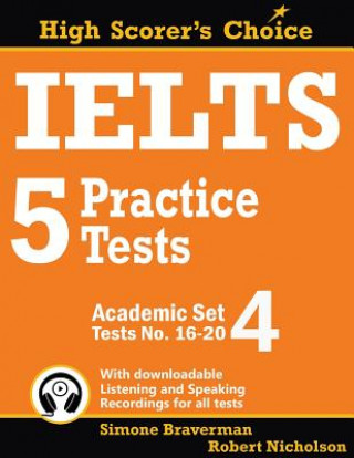 Kniha IELTS 5 Practice Tests, Academic Set 4 Simone Braverman