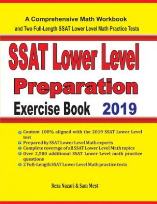 Boek SSAT Lower Level Math Preparation Exercise Book Reza Nazari
