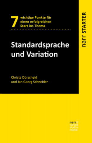 Kniha Standardsprache und Variation Christa Dürscheid
