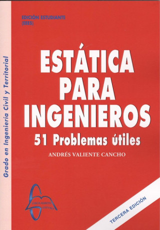 Kniha ESTÁTICA PARA INGENIEROS VICENTE VALIENTE CANCHO