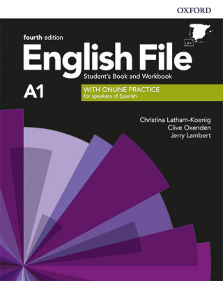 Kniha ENGLISH FILE A1 BEGINNER STUDENT S WORKBOOK WITHOUT KEY AND ONLINE PRACTICE WORK LATHAN-KOENIG