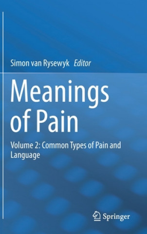 Kniha Meanings of Pain Simon van Rysewyk