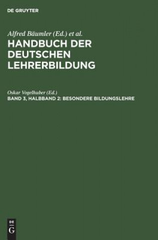 Книга Besondere Bildungslehre Alfred Bäumler