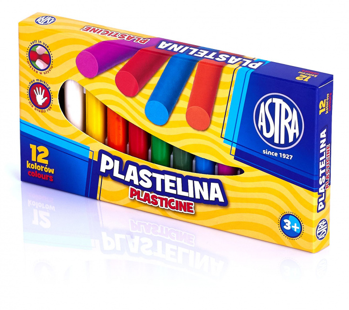 Papírszerek Plastelina 12 kolorów 