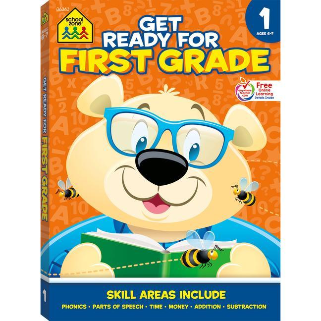 Könyv School Zone Get Ready for First Grade Workbook School Zone