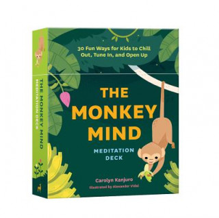 Nyomtatványok Monkey Mind Meditation Deck Carolyn Kanjuro