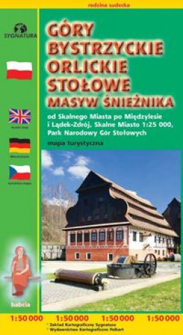 Könyv Góry Bystrzyckie Orlickie Stołowe Masyw Śnieżnika Siwicki Michał