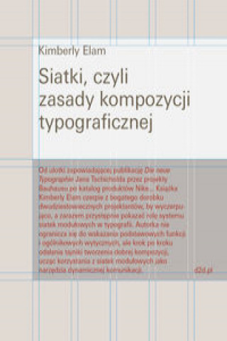 Könyv Siatki czyli zasady kompozycji typograficznej Kimberly Elam