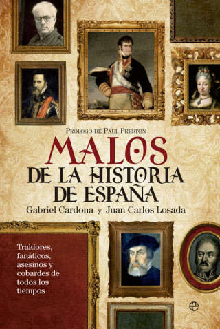 Kniha Malos de la historia de España GABRIEL CARDONA