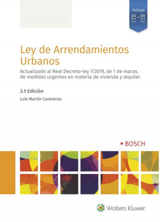 Könyv LEY DE ARRENDAMIENTOS URBANOS LUIS MARTIN CONTRERAS