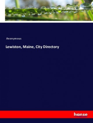 Книга Lewiston, Maine, City Directory Anonym