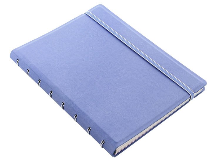 Carte Filofax A5 refillable notebook vista blue 