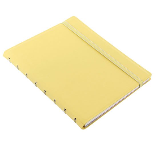 Book Filofax A5 refillable notebook lemon 