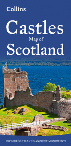 Printed items Castles Map of Scotland Collins Maps