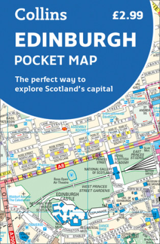 Tiskovina Edinburgh Pocket Map Collins Maps