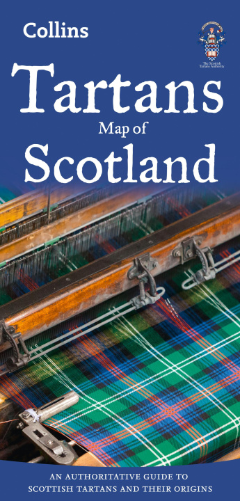 Nyomtatványok Tartans Map of Scotland Collins Maps