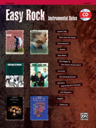 Carte Easy Rock Instrumental Solos, Level 1: Trumpet, Book & Online Audio/Software [With CD (Audio)] Bill Galliford