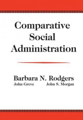 Buch Comparative Social Administration JOHN GREVE