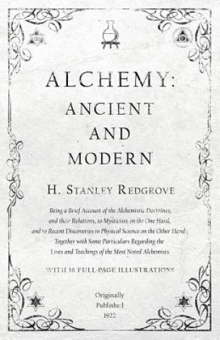 Kniha Alchemy H. Stanley Redgrove