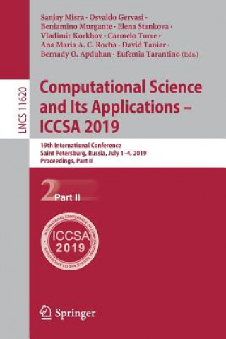 Buch Computational Science and Its Applications - ICCSA 2019 Bernady O. Apduhan