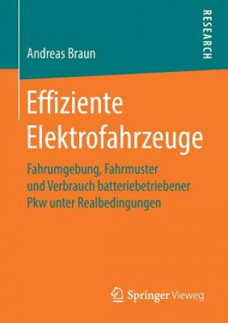Книга Effiziente Elektrofahrzeuge Andreas Braun