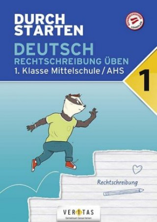 Livre Durchstarten 1. Klasse - Deutsch AHS -  Rechtschreibung Gernot Blieberger