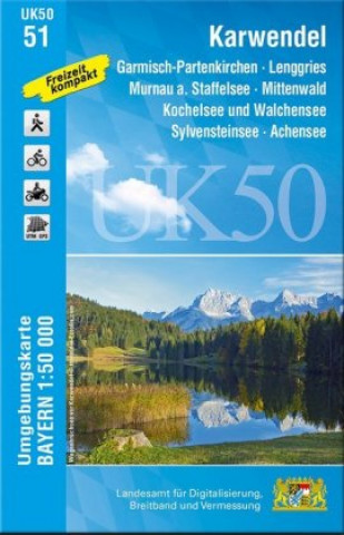 Tiskovina Karwendel 1 : 50 000 (UK50-51) 