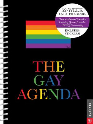 Kalendár/Diár Gay Agenda Undated Calendar, The Universe Publishing