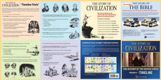 Gra/Zabawka The Story of Civilization: Vol. 4 - The History of the United States One Nation Under God Timeline Phillip Campbell