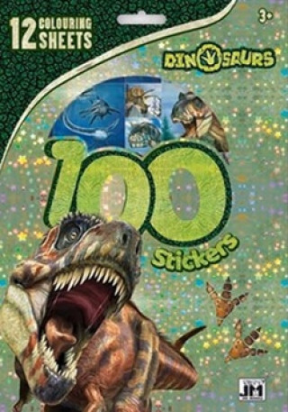 Papírenské zboží Dinosauři - 100 samolepek collegium