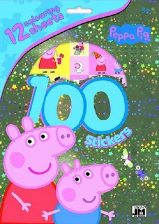 Papírenské zboží 100 samolepek Peppa Pig collegium