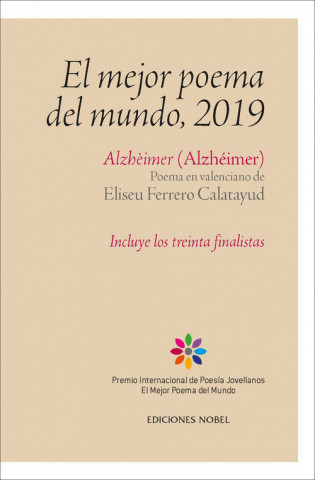 Kniha EL MEJOR POEMA DEL MUNDO, 2019 ELISEU FERRERO CALATAYUD