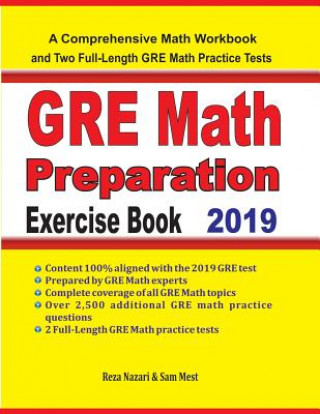 Книга GRE Math Preparation Exercise Book Reza Nazari