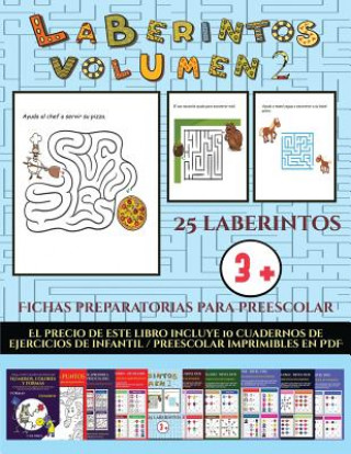 Carte Fichas preparatorias para preescolar (Laberintos - Volumen 2) Garcia Santiago