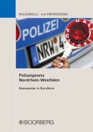 Kniha Polizeigesetz Nordrhein-Westfalen Marcello Baldarelli