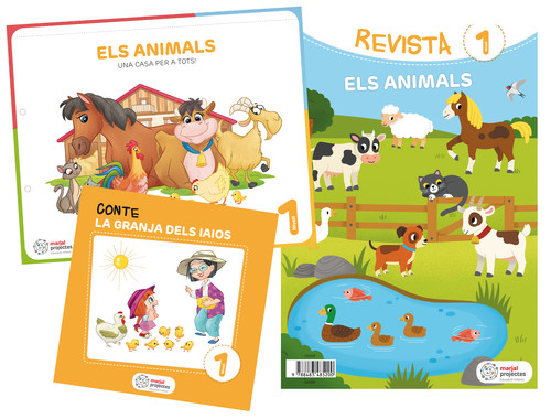 Carte ELS ANIMALS 3 ANYS. UNA CASA PER A TOTS! PROJECTES 2019 