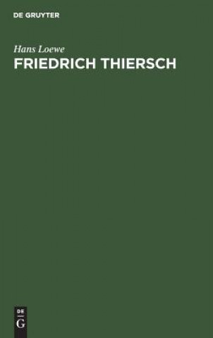 Knjiga Friedrich Thiersch Hans Loewe