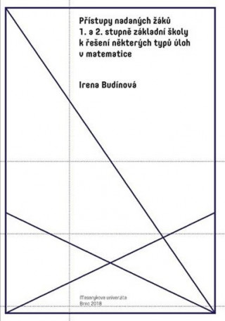Kniha Přístupy nadaných žáků 1. a 2. stupně ZŠ k řešení některých úloh v matematice Irena Budínová