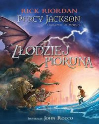 Book Percy Jackson i bogowie olimpijscy Złodziej Pioruna Rick Riordan