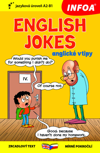 Книга English jokes/anglické vtipy 