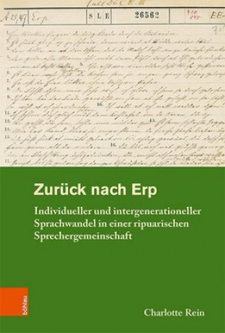 Knjiga Zuruck nach Erp Charlotte Rein