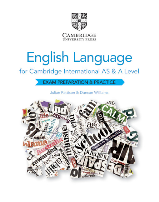 Kniha Cambridge International AS and A Level English Language Exam Preparation and Practice Julian Pattison
