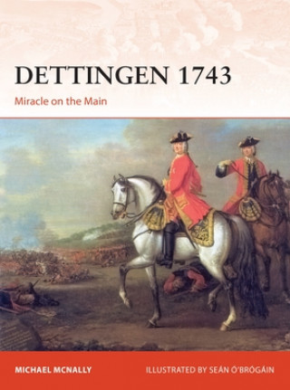 Carte Dettingen 1743 Michael Mcnally