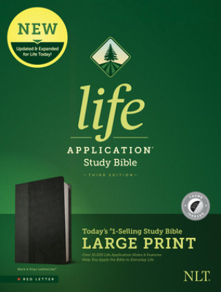 Book NLT Life Application Study Bible, Third Edition, Large Print (Leatherlike, Black/Onyx, Indexed) Tyndale