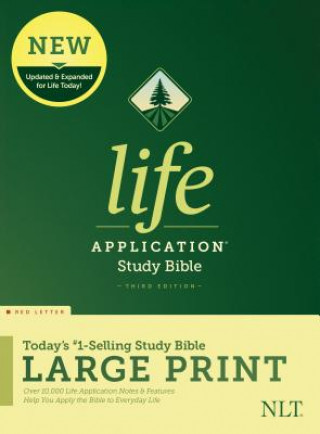 Книга NLT Life Application Study Bible, Third Edition, Large Print (Red Letter, Hardcover) Tyndale